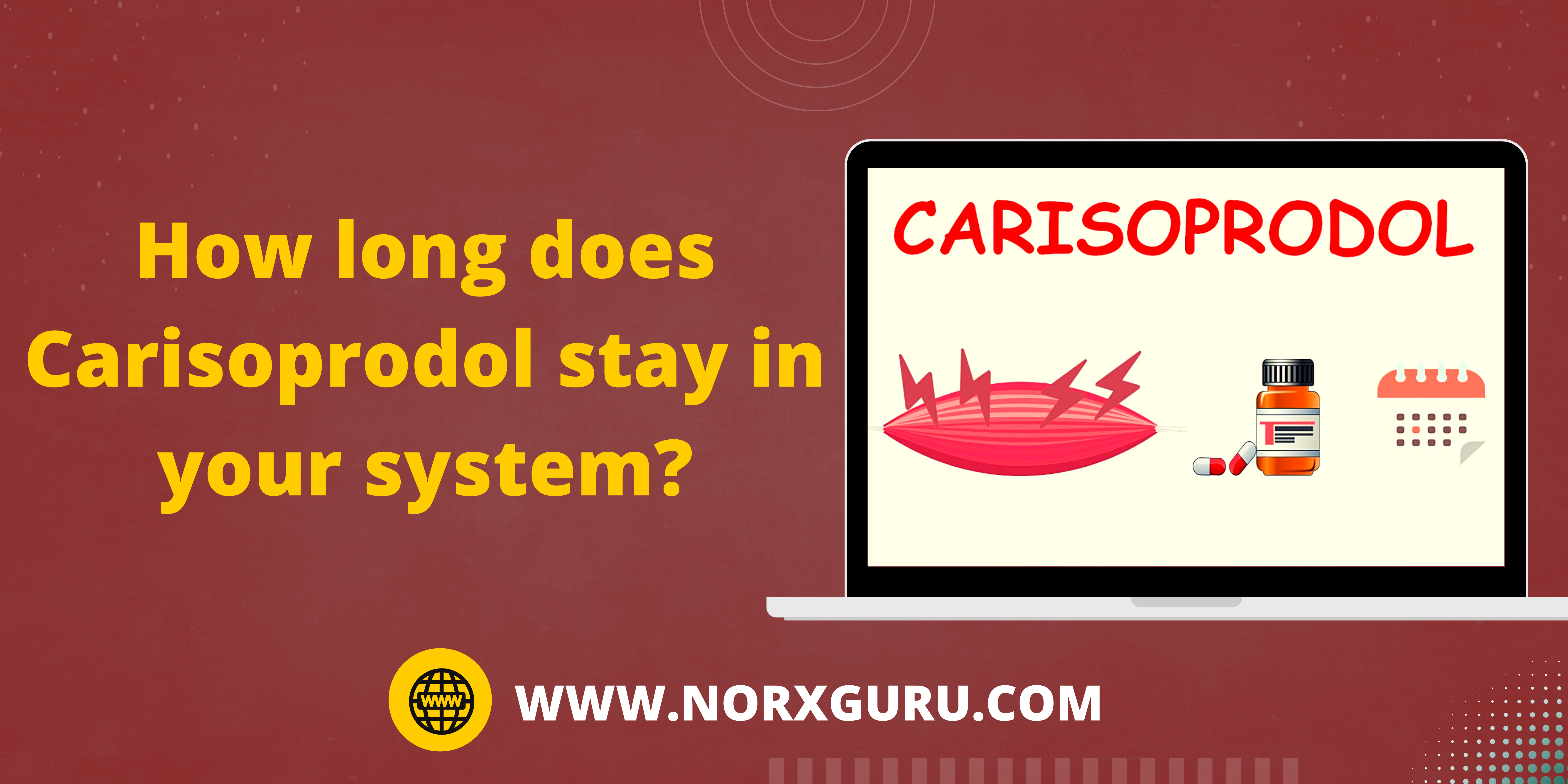 How long does Carisoprodol stay in your system?